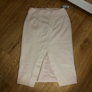 Light Pastel Pink Pencil Skirt